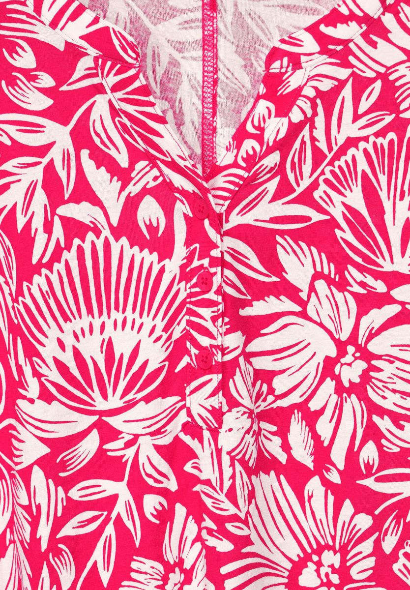 CECIL - T-Shirt Modehaus - Blumenmuster Fahr Onlineshop mit